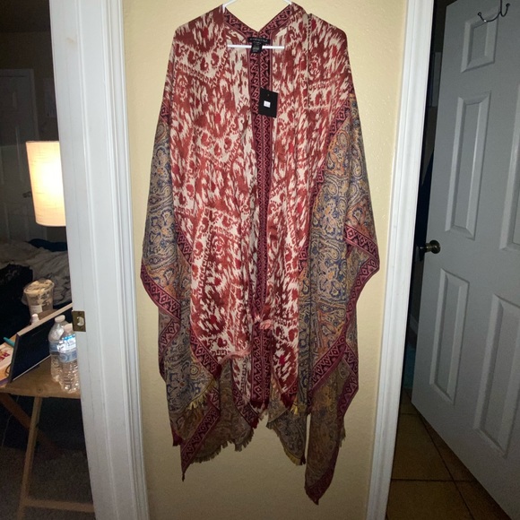 Boho Patterned Sleeveless Cover Up - Picture 2 of 2